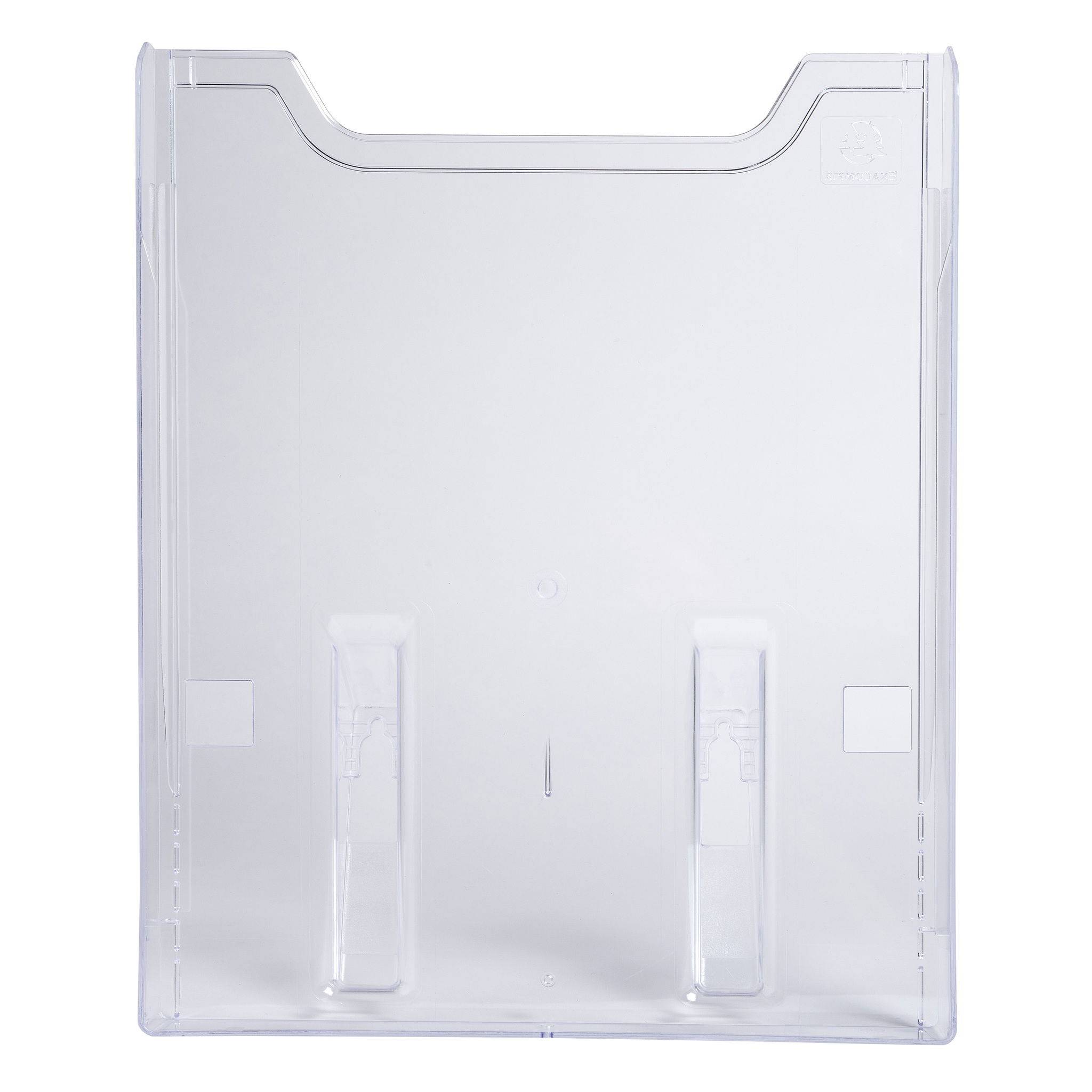 Exacompta Wandelement für Prospekthalter A4, vertikal, Exacryl, Kristall, 64658D