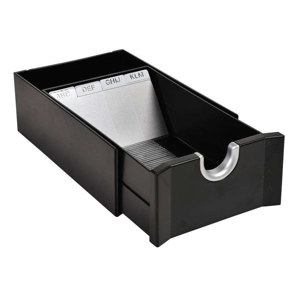 Exacompta 685411D Karteikasten für Visitenkarten Exactive - Schwarz