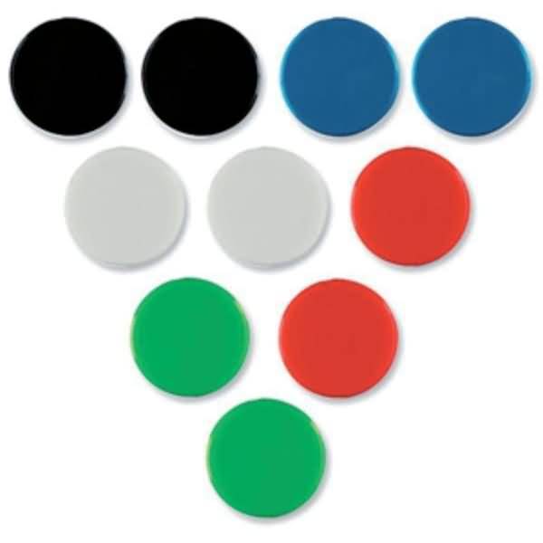 Magnet rund 20mm VE=10 Stück sortiert