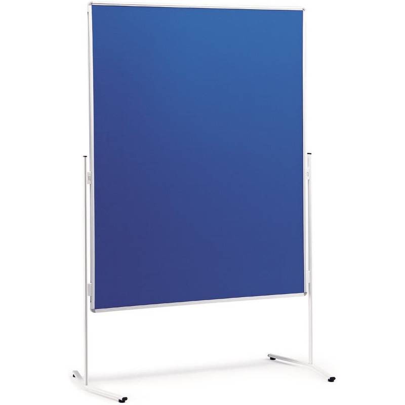 nobo Moderationstafel Standard, Filz beidseitig, blau