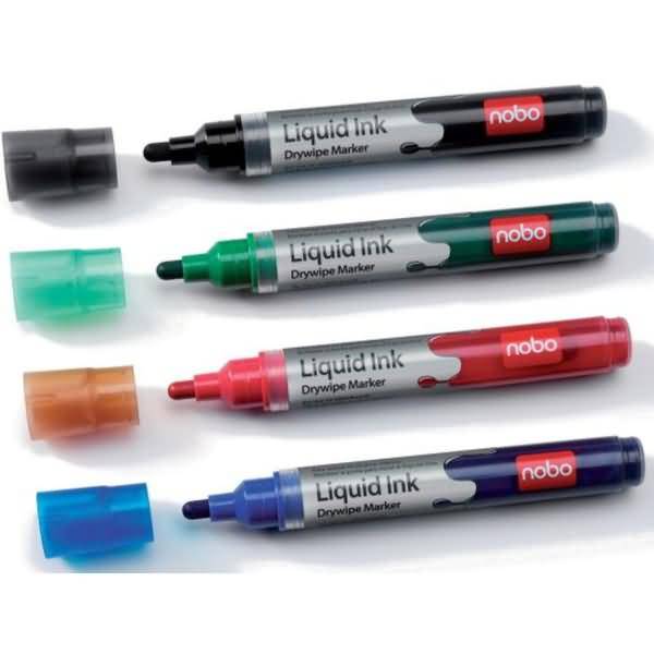 Liquid Ink Boardmarker Rundspitze 6 Stück sortiert