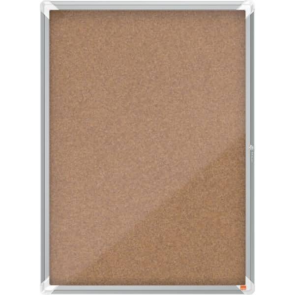 Schaukasten Innenbereich Kork Tür Sicherheitsglas 9xA4 kork