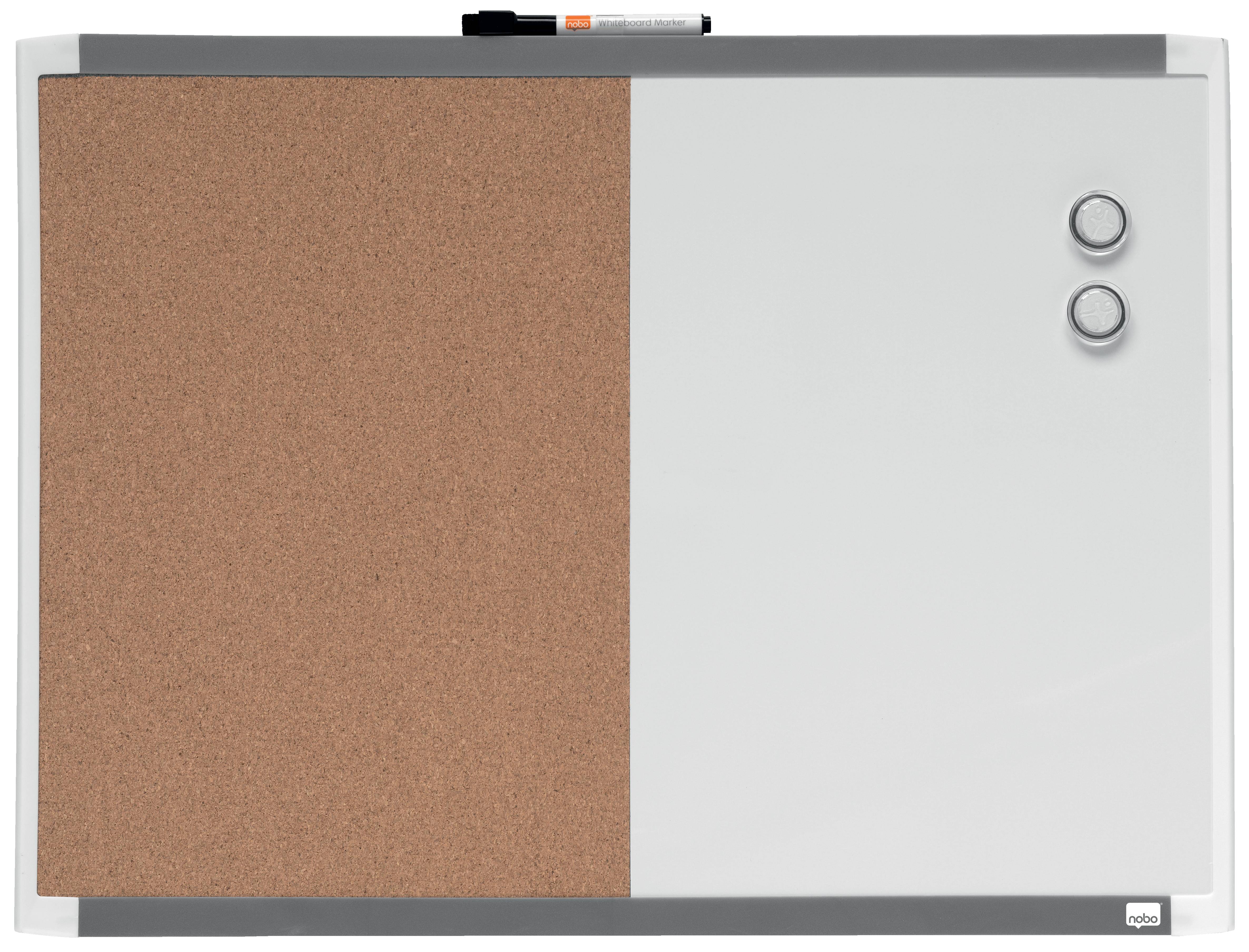 Kombitafel - kork/weiß