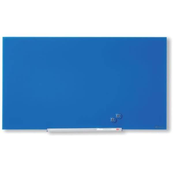 Glastafel Diamond magnetisch 677x381mm blau