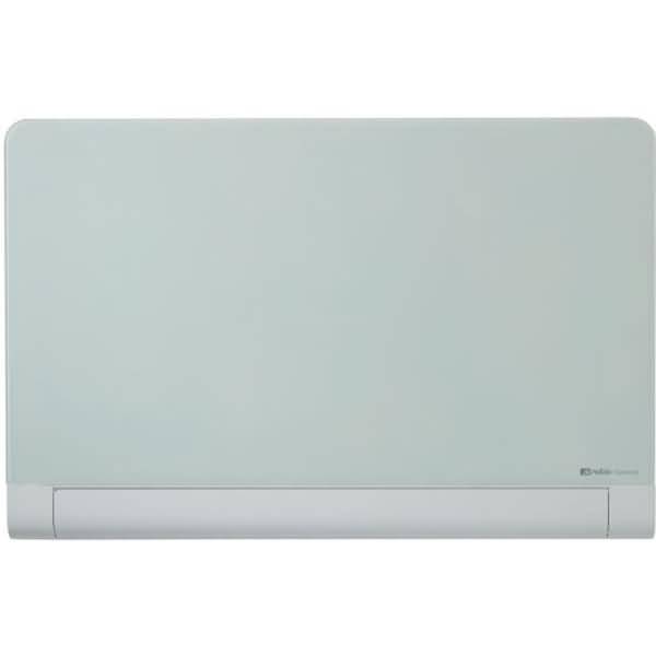 Glastafel Diamond magnetisch mit abgerundeten Ecken 1883x1059 mm weiß