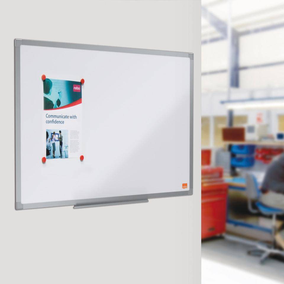 Whiteboard, beschreibbar und magnethaftend, Stahlblech, 1500x1000mm