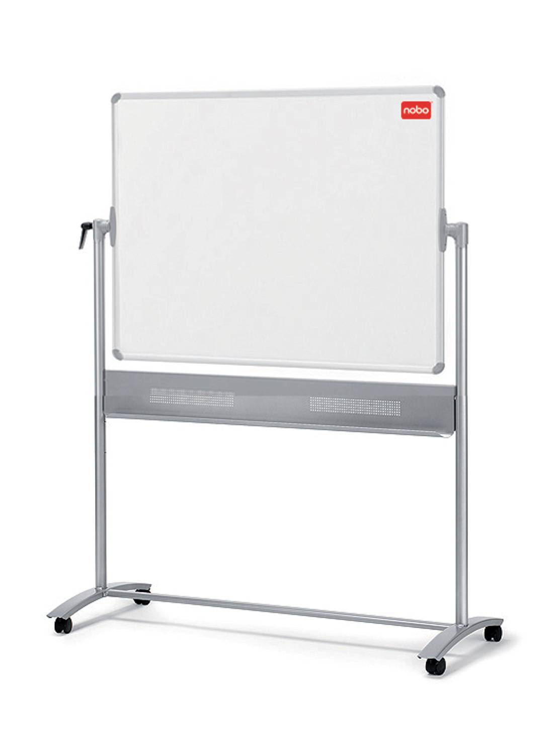 Whiteboard Basic Melamin Mobil mit Drehfunktion