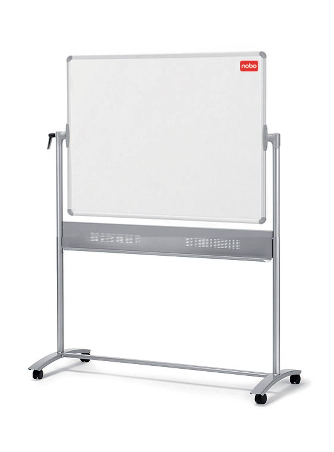 Whiteboard Basic Melamin Mobil mit Drehfunktion