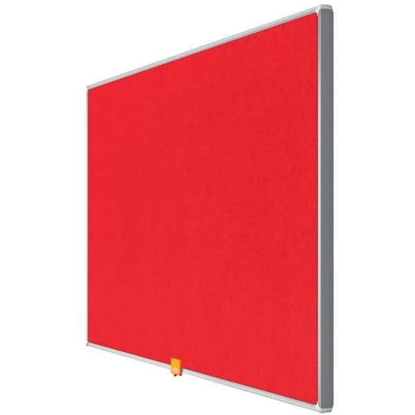 Filz-Notiztafel Widescreen 32 Zoll Aluminiumrahmen 722x412mm rot