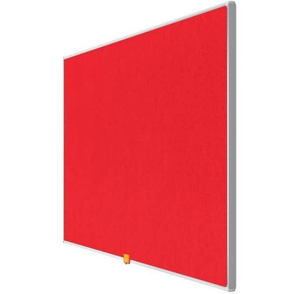Filz-Notiztafel Widescreen 40 Zoll Aluminiumrahmen 902x512mm rot
