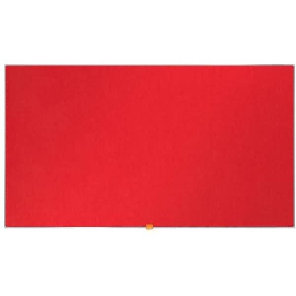 Filz-Notiztafel Widescreen 55 Zoll Aluminiumrahmen 1232x702mm rot