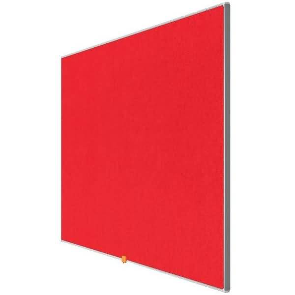 Filz-Notiztafel Widescreen 55 Zoll Aluminiumrahmen 1232x702mm rot