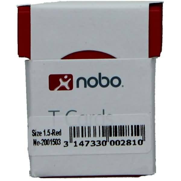 T-Karte Gr. 1,5 VE=100 Stück rot