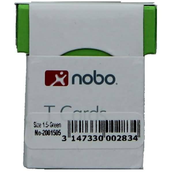 T-Karte Gr. 1,5 VE=100 Stück grün