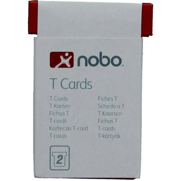 T-Karte Gr. 2 VE=100 Stück rot