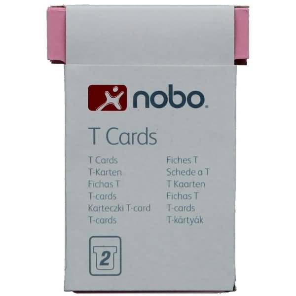 T-Karte Gr. 2 VE=100 Stück rosa