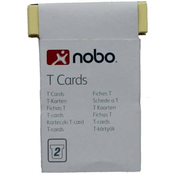 T-Karte Gr. 2 VE=100 Stück beige