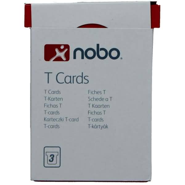 T-Karte Gr. 3 VE=100 Stück rot