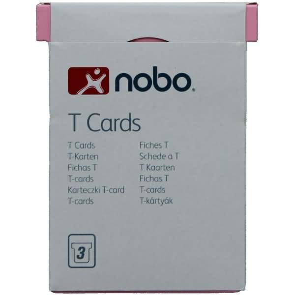 T-Karte Gr. 3 VE=100 Stück rosa