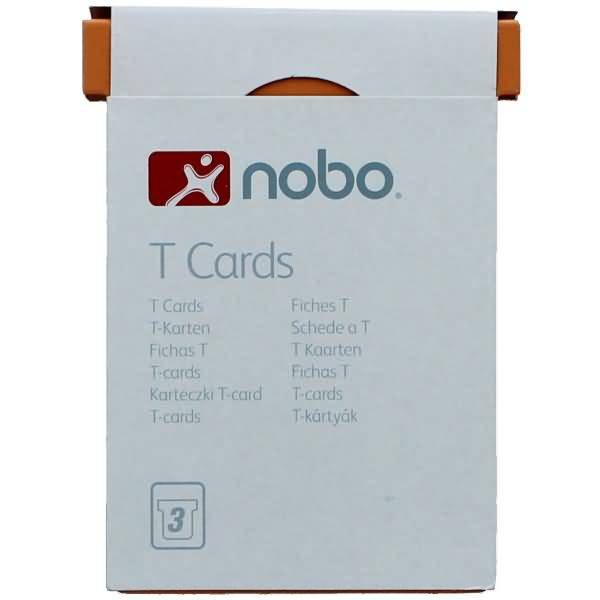 T-Karte Gr. 3 VE=100 Stück orange