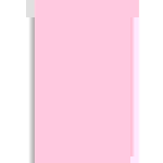 nobo T-Karten, Größe 4 /124 mm, 170 g/qm, pink