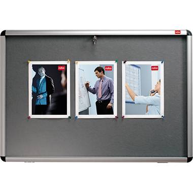 Nobo Schaukasten 31333500 96,5x66,5x2cm DIN A1 grau