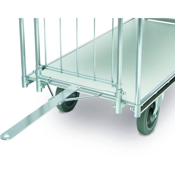 Deichsel Metall silber