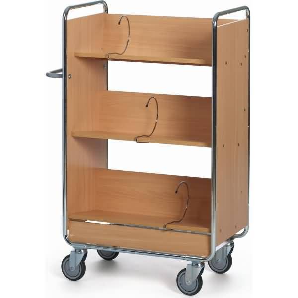 Karteiwagen 3 Etagen 100,5x30cm holz
