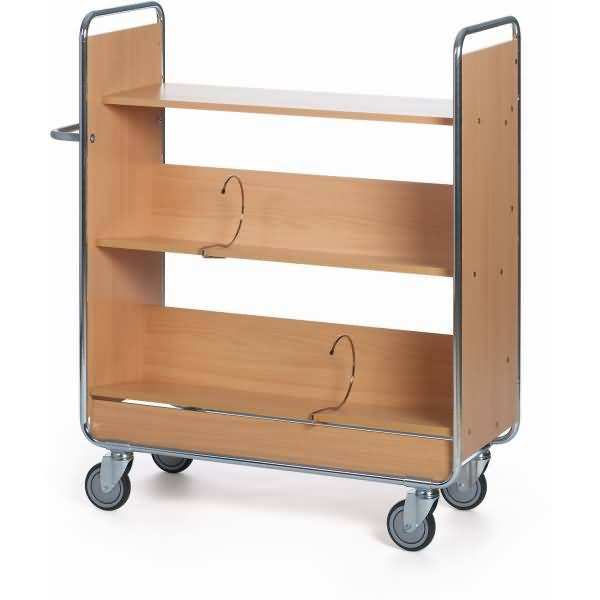 Karteiwagen 3 Etagen 100,5x30cm holz