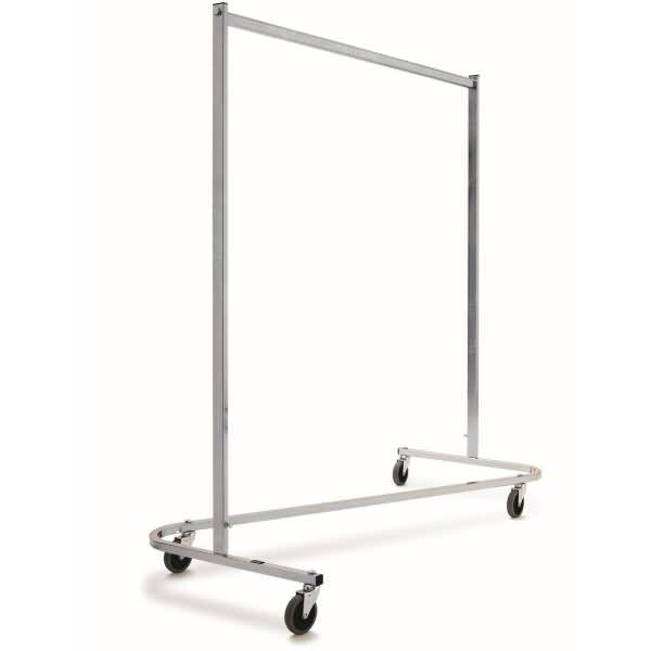 Konfektionsständer Z-Rahmen 1 Etage silber