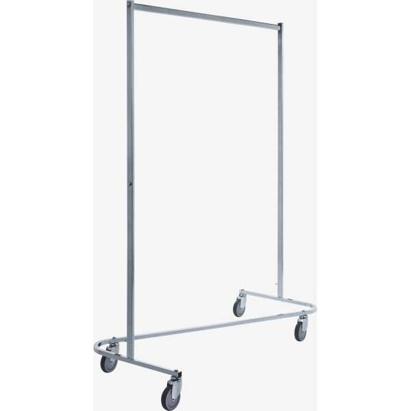 Konfektionsständer Z-Rahmen 2 Etagen silber