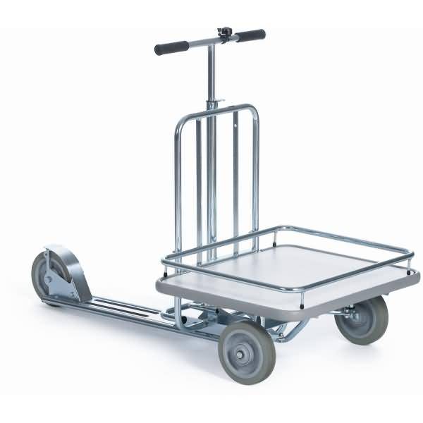 Betriebsroller Premium Modell 86 mit lastschutzgitter silber