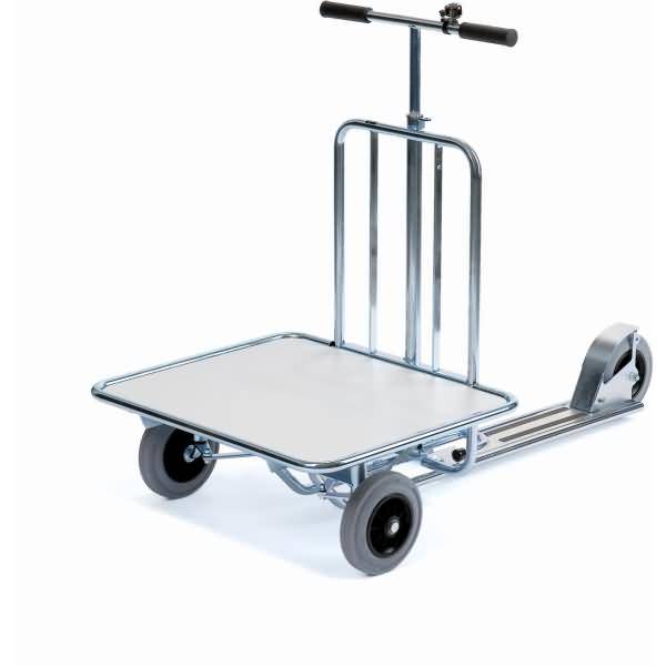 Betriebsroller Modell 87 mit Transportfläche silber