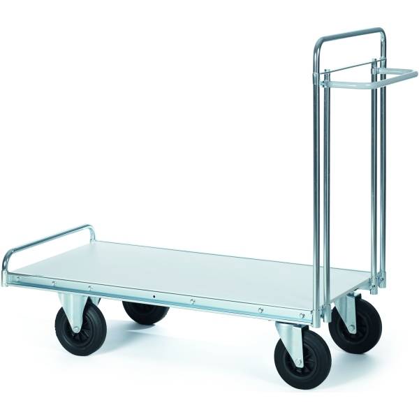 Stapelwagen Serie 400 Modell 54 1 Etage 200x70cm silber