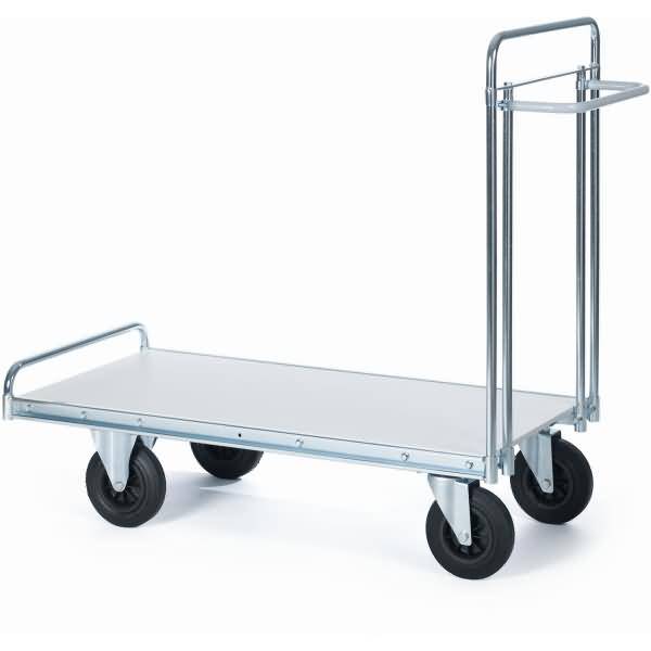 Stapelwagen Serie 400 Modell 54 1 Etage 120x60cm silber