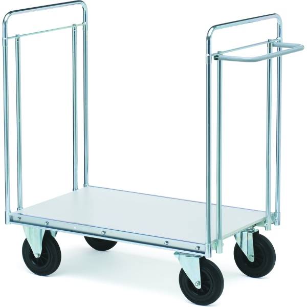 Stapelwagen Serie 400 Modell 55 1 Etage 140x70cm silber