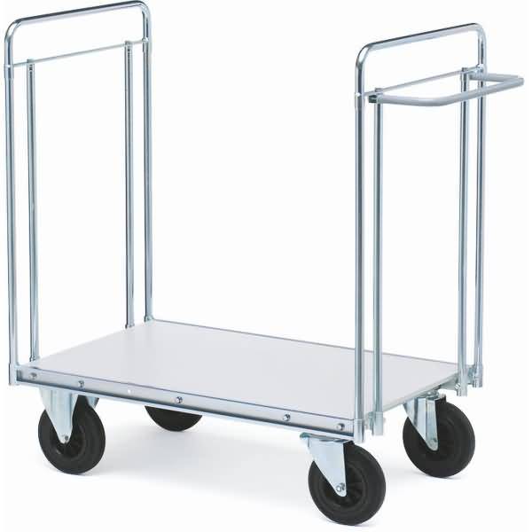 Stapelwagen Serie 400 Modell 55 1 Etage 120x60cm silber