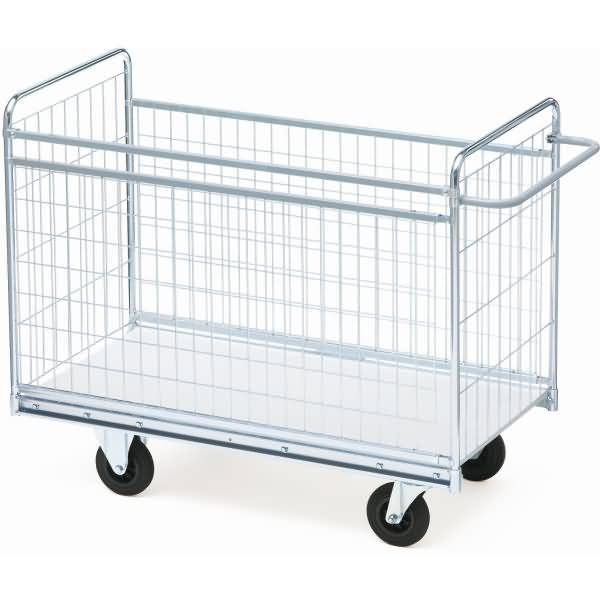 Vierwandwagen Serie 300 Modell 82 1 Etage 120x60cm silber