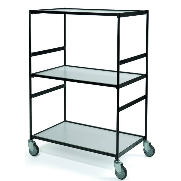 Etagenwagen 3 Etagen 80x60cm schwarz