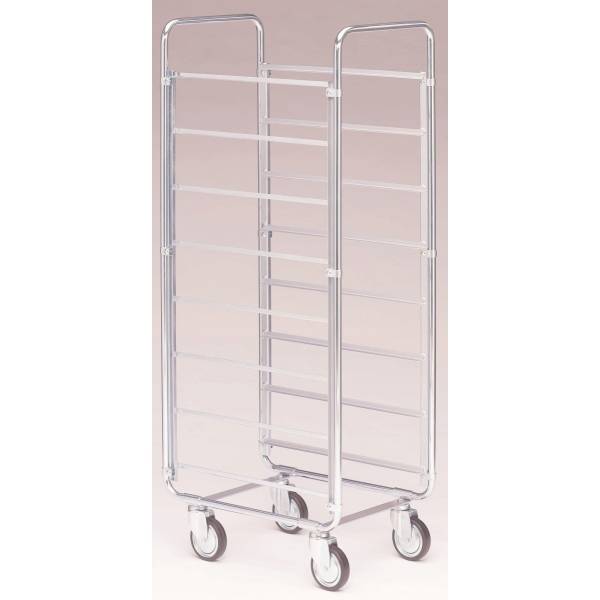 Kastenstapelwagen ESD 60x40cm silber