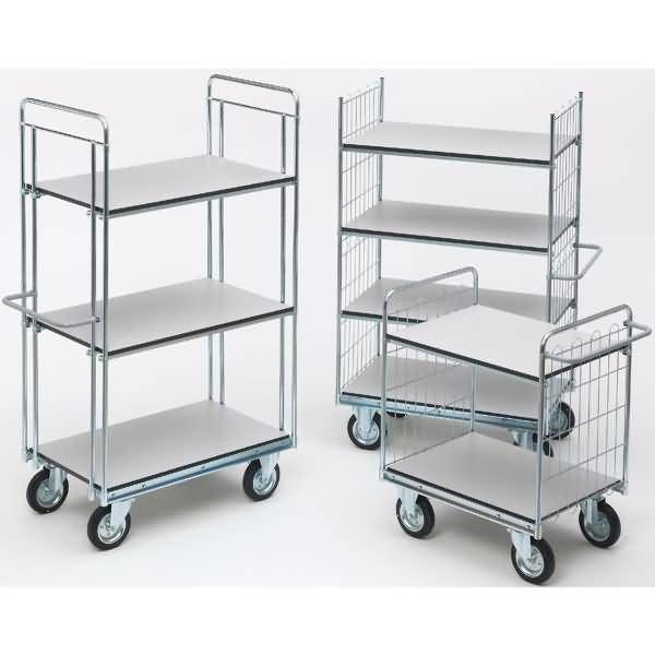 Etagenwagen ESD Serie 400 2 Etagen 140x72cm silber