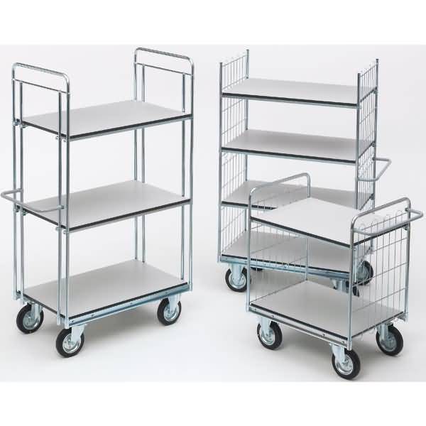 Etagenwagen ESD Serie 400 2 Etagen 160x72cm silber