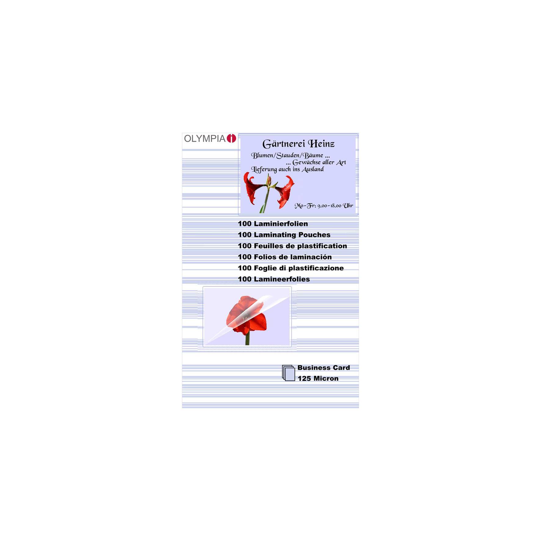 OLYMPIA - Durchsichtig - Laminierfolie