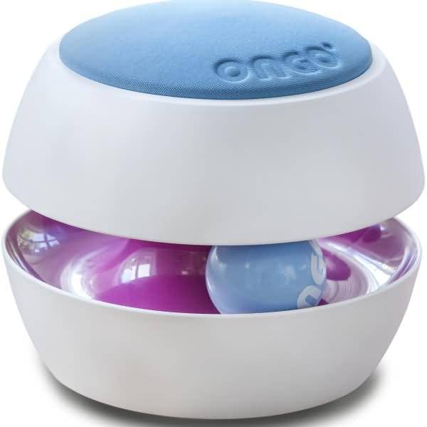 Sitzhocker Kit 30cm Gabriel Atlantic weiß/hellblau/purpur