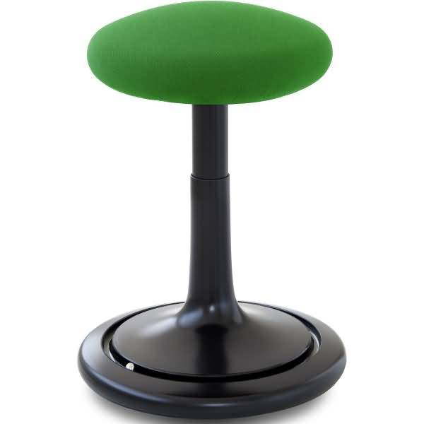 Sitz- und Stehhocker Classic tall 55-77cm Gestrick schwarz/grün/schwarz