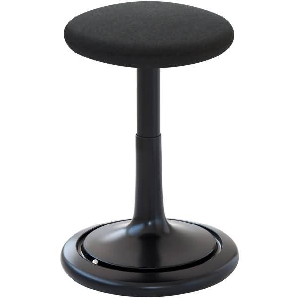 Sitz- und Stehhocker Classic regular 42-64cm Kvadrat remix schwarz/anthrazit/schwarz