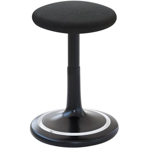 Sitz- und Stehhocker Classic regular 42-64cm Kvadrat remix schwarz/anthrazit/weiß