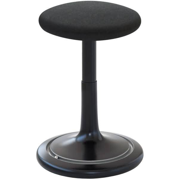Sitz- und Stehhocker Classic tall 55-77cm Kvadrat remix schwarz/anthrazit/silber