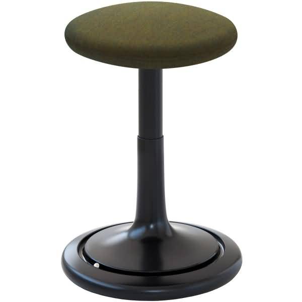 Sitz- und Stehhocker Classic regular 42-64cm Kvadrat remix schwarz/olive/schwarz