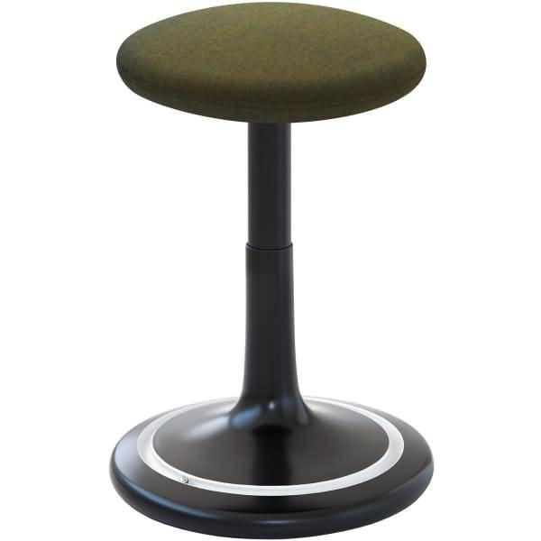 Sitz- und Stehhocker Classic tall 55-77cm Kvadrat remix schwarz/olive/weiß